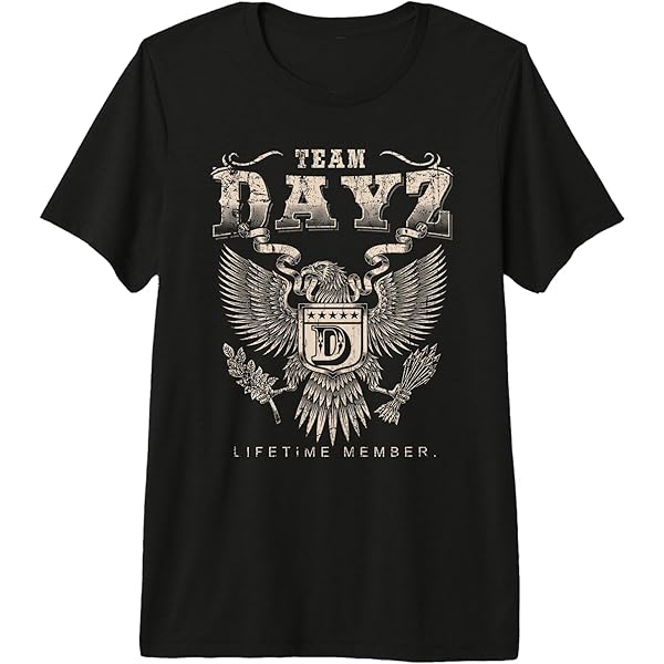 Amazon.com: Team DayZ Lifetime Member - DayZ Name T-Shirt