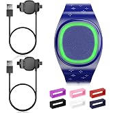 2 Pack Compatible with Disney-Magic Band Plus Charger | 3.3ft Replacement Charger Only Compatible with Disney-Magic Band+, Black
