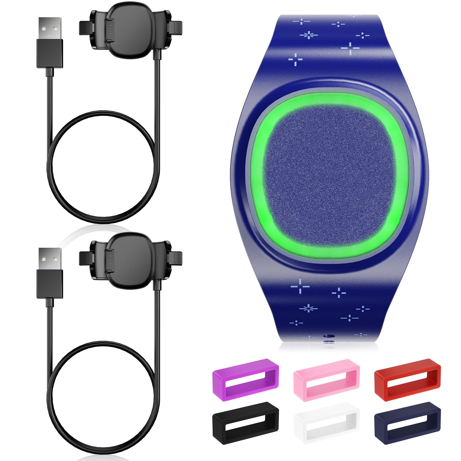 Photo 1 of 2 Pack Compatible with Disney-Magic Band Plus Charger, 3.3ft Replacement Charger Only Compatible with Disney-Magic Band+, Black