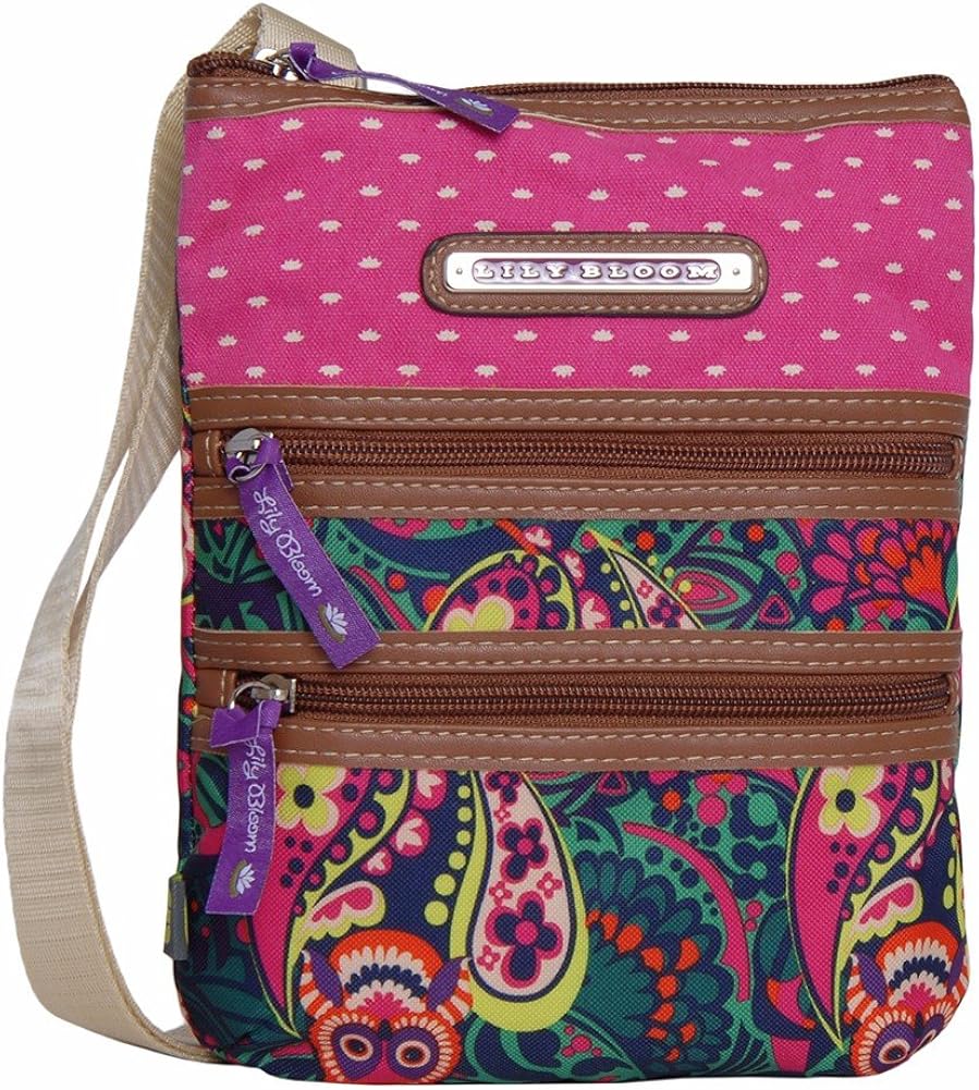 Lily Bloom Multi Section Eva Mini Crossbody Bag (OWLILVER TWIST