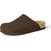 Amazon Essentials Men's Comfort Clogs with Padded Sole, Faux Leather
