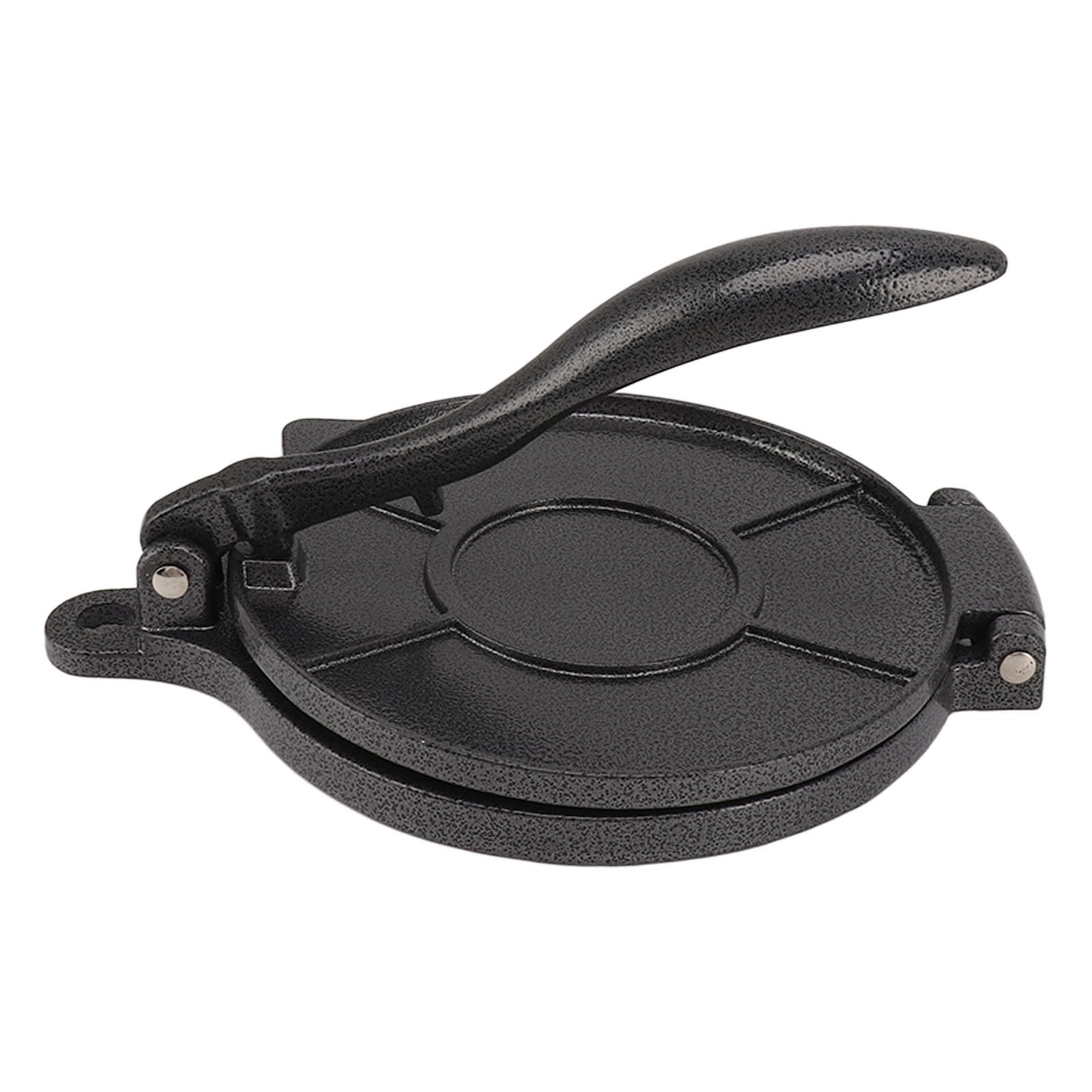 Tortilla Press, 7. 87Inch Aluminum Alloy Manual Tortilla Maker Roti Maker Chapati Maker Chapati Press Burger Maker for Pizza Pie Patty Making (20cm Black)