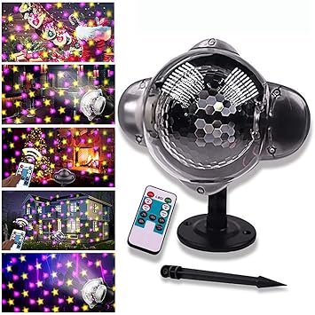 ZYRAY Luces de Navidad para Proyectores de Copo de Nieve Al Aire ...