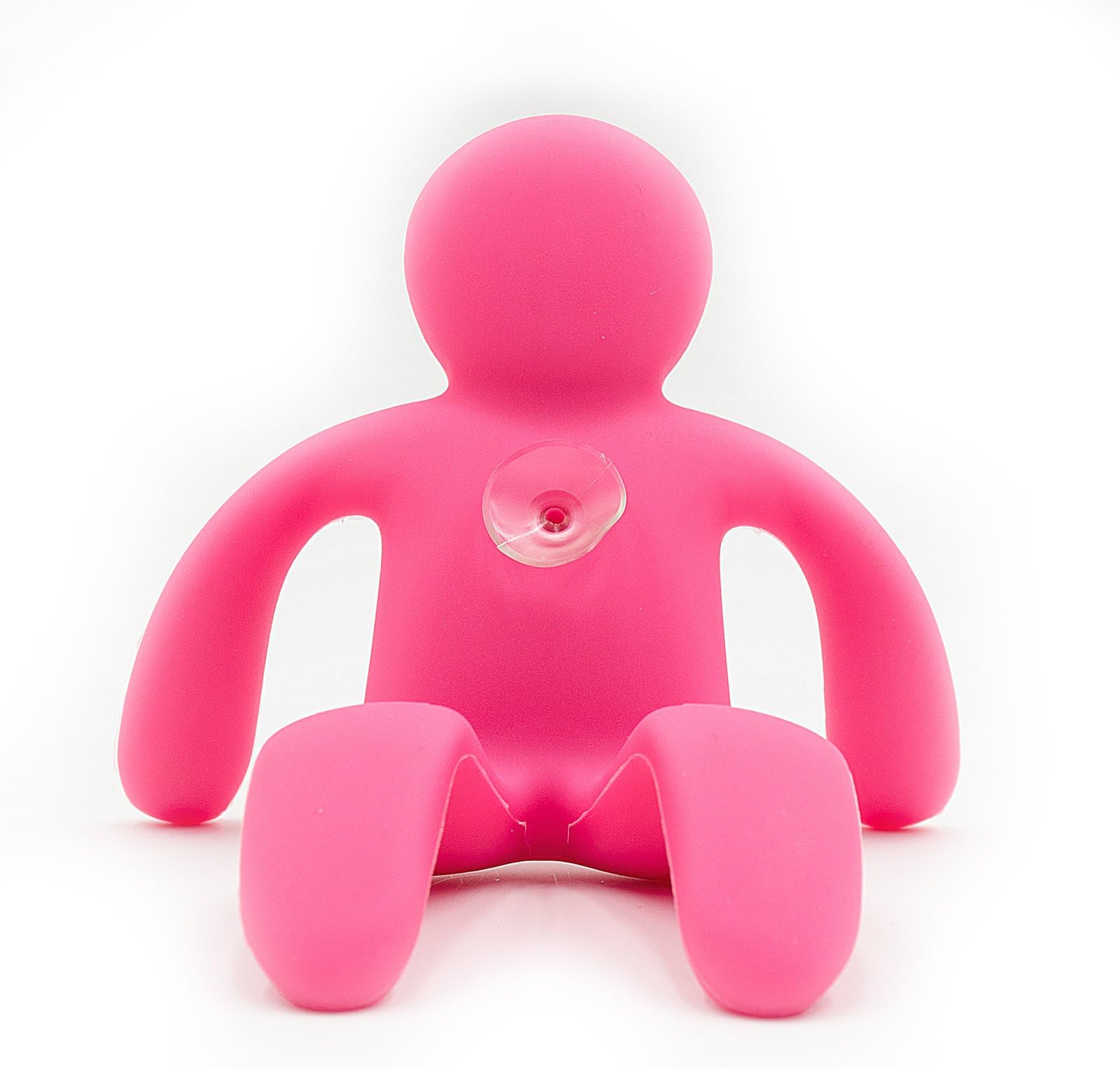 SURGANT Human Shape Car Smart Phone Mount Holder Phone Cradle Stand for Iphone, Samsung, Android Cell Phone (Pink)
