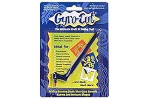 CRAFTY PRODUCTS Gyro-Cut Cutting Tool | Stencil Making and Scrapbooking made Smooth