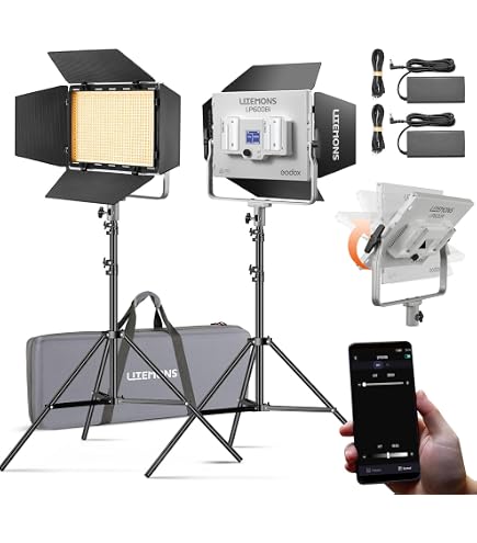 KOIZUMI AH 50660 LEDライト 6W 2個セット Amazon.com : Godox Litemons LP600Bi 60W Bi-Color LED Light Panel