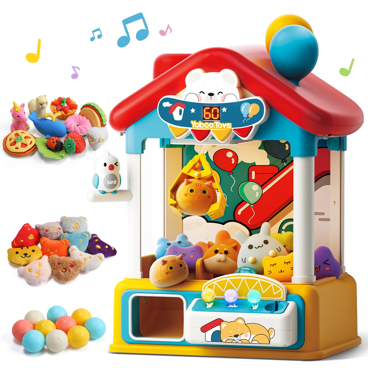 thumbnail image 2 of Claw Machine For Kids Claw GameToy Dool Grabber Game Toy Dool Machine 2 of 9