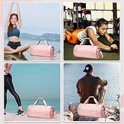 Gym Bag for Women,Sports Bag with Shoes Compartment