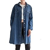 Minibee Women's Denim Jacket Button Down Shirts Long Sleeve Jean Jacket Cotton Blouses Fall Outfits