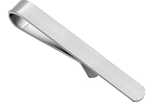 HAWSON Skinny Tie Clip Bar Set, 2 Inch Tie Clip for Men - Wedding, Meeting, Party Gift Set