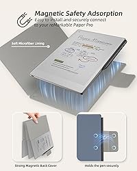 WALNEW Case for Remarkable Paper Pro,Magnetic Slim