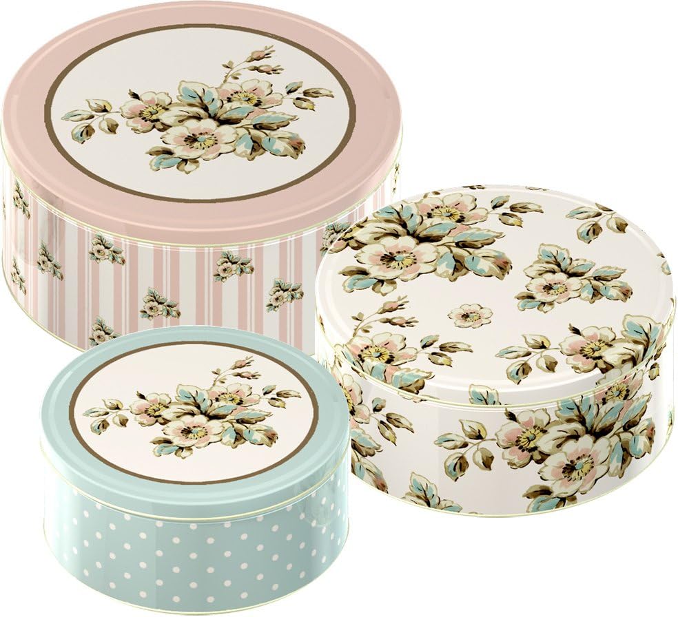 Creative Tops Katie Alice Cottage Flower Nested Cake/ Biscuit Storage