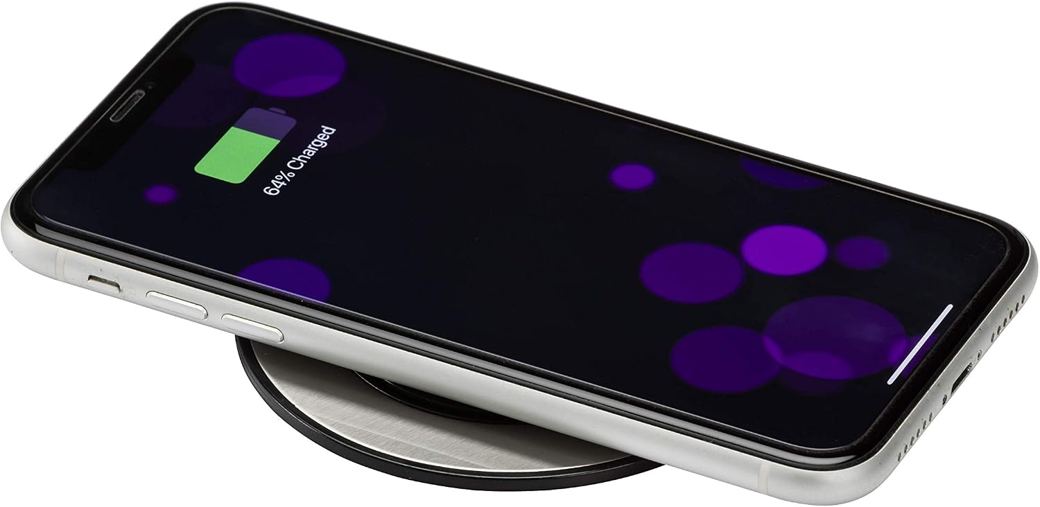 Knightsbridge SK0015 Wireless Desktop Charger with Pop-Up Dual USB A+C FASTCHARGER, Black - Image 4