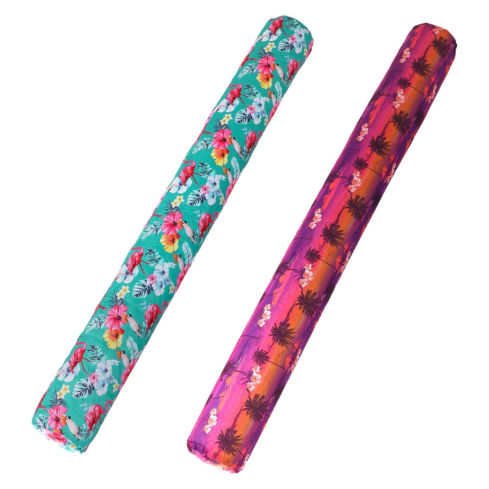 Photo 1 of XLYLKS 2 Pack Inflatable Swim Pool Noodles, Premium Fabric-Covered Swim Floats for Adults, 56 '' Swimming Pool Noodles for Floating, Adults Pool Accessories for Ocean, Lake, Beach