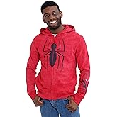 Marvel Spider-Man Fleece Matching Family Zip Up Cosplay Hoodie Toddler to Adult Sizes (2T - 2XL)