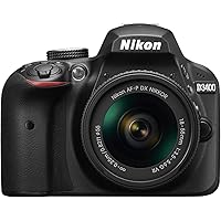 Nikon デジタル一眼レフカメラ D3400 AF-P 18-55 VR レンズキット ブラック D3400LKBK
