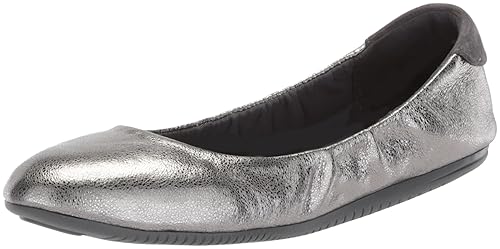 cole haan silver flats