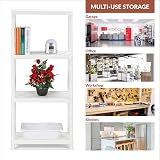 Taylor & Brown 4 Tier Heavy Duty White Plastic Garage Shelving Unit 60x30 cm view 6