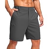 G Gradual Men's Casual Shorts 7"/ 9"/ 5" Lightweight 4 Pockets Stretch Quick-Dry Summer Shorts for Golf Work Hiking Trips