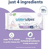 WaterWipes Sensitive+ Soothing Wipes 99% Water Unscented 12 Pack view 3