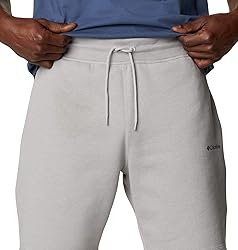 Columbia Men's Standard M Logo Fleece Short, Grey