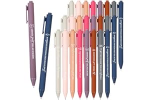 PIAOPIAONIU 32 Pcs Bible Verse Pens Bulk Christian Scripture Ballpoint Pens Inspirational Quotes 8 Design Black Ink Retractab