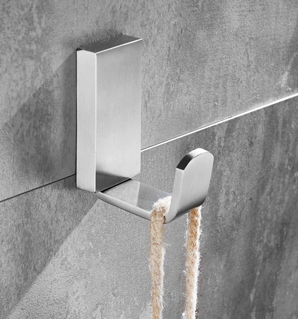 ELLO&ALLO Brushed Nickel Bathroom Hardware Set,Stainless Steel Towel Bar Wall Mounted Bath Accessories Set: Home & Kitchen
