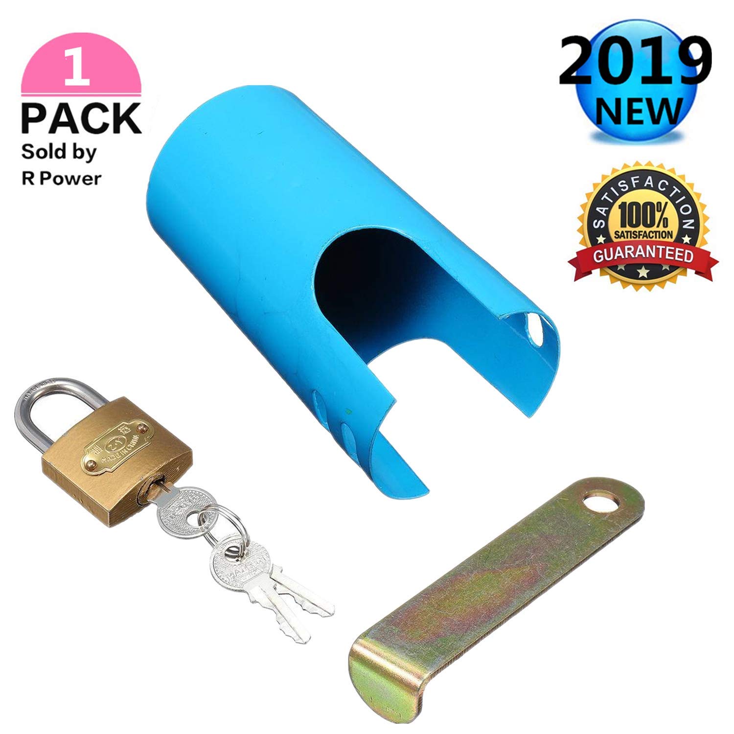 R POWER Lock Tap Protective Cover Outdoors Garden Against Theft Lock