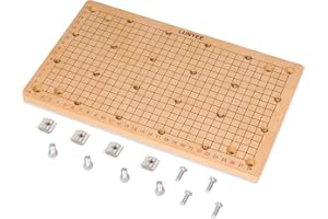 LUNYEE CNC MDF Spoilboard for 3018 CNC Router Machine, Compatible with 3018 Pro Ultra and 3018 PRO MAX, 300 x 180 x 12mm, M6 Holes (6mm), Screws are Included