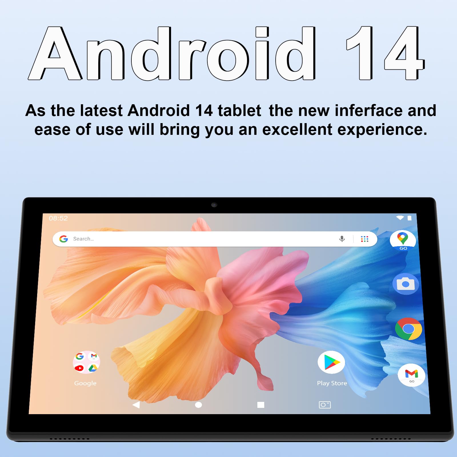 Mua Android 14 Tablet, 10 Inch 8GB RAM+64GB ROM+1TB Expand, 1.8Ghz Quad ...