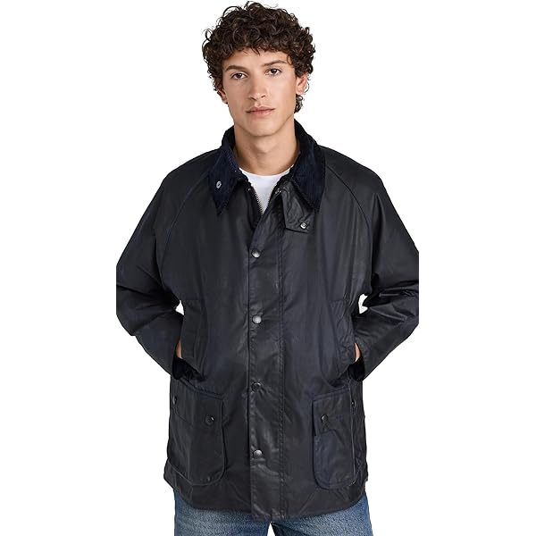 Barbour Bedale Wax Jacket - Men's Black, 34 at Amazon Men's
