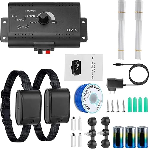 iMounTEK Electric Dog Fence System Electric Fence for Dogs Pet
