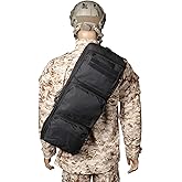 WOLF SLAVES New Tactical 24" Rifle Gear Shoulder MP5 Sling Bag Army Backpack Black MPS Hunting Bag Cross Bag