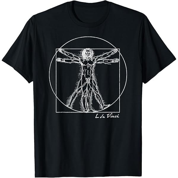 Amazon.com: Leonardo Da Vinci Vitruvian cat lover T-Shirt
