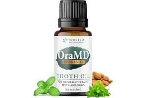 OraMD 4-in-1 Original Strength Tooth Oil- Clinically Tested Gum Disease Treatment, Gingivitis Treatment and Sensitive Teeth and Gums - All-Natural Solution (1-Pack)