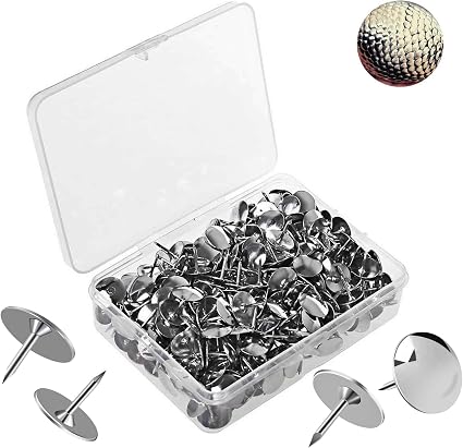 400 Stück Weiße Reißzwecken Rundkopf – Metall-Pinnnadeln Mit Aufbewahrungsbox, Für Pinnwand, Büro, Zuhause