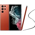 Galaxy S22 Ultra Pen Replacement for Samsung Galaxy S22 Ultra 5G SM-S908, S22 Ultra S Pen Stylus Pen Touch Pen Compatible with Samsung Galaxy S22 Ultra S Pen Tips/Nibs Without Bluetooth (Orange)
