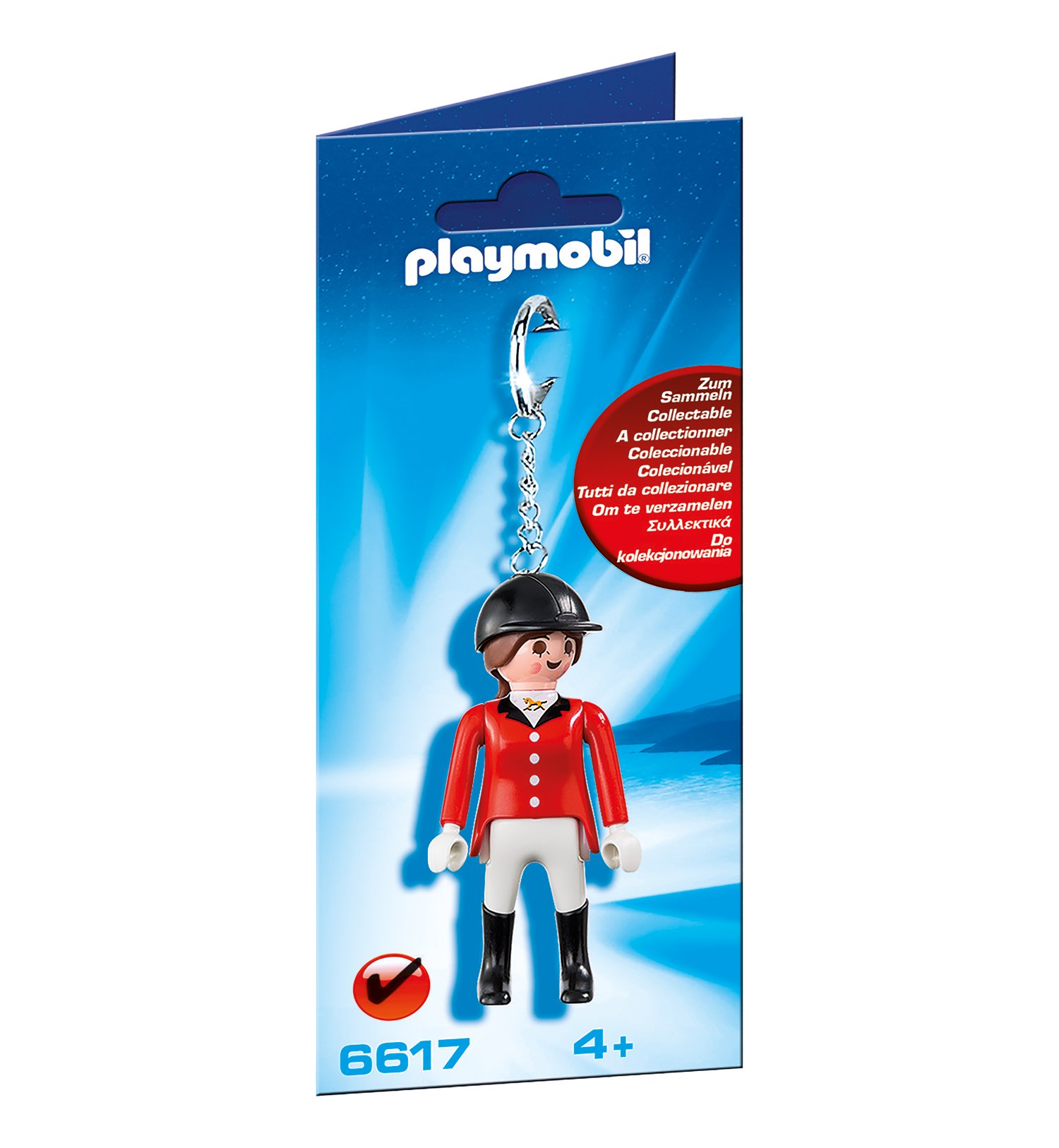 Playmobil 6617 Equestrienne Keyring for Ages 4+, Fun Imaginative Role-Play, PlaySets Suitable for Children Ages 4+