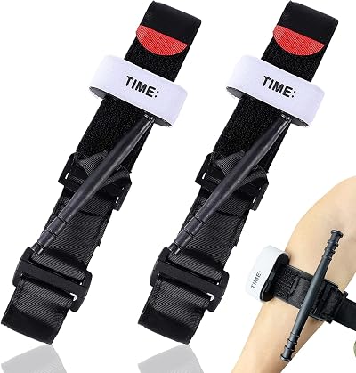Rezolite 2 Pack Tourniquet Hemostatic Bandage Outdoor First Aid