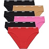 Hanes womens Moves Underwear, 360° Flex Stretch Panties, Smooth & Seamless Hipsters Bikinis Or Thongs, 6-pack