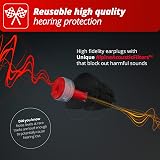 Alpine F1 Earplugs Reusable Hearing Protection 22dB CE UKCA Certified Soft view 4