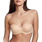 Victoria's Secret Women's Body by Victoria Lightly Lined Strapless Bra, Bras for Women (32A-38DDD)