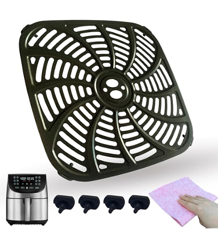 ALJ 4QT Air Fryer Grill Pan Replacement For PowerXL Vortex Pro - Nonstick, Dishwasher Safe, With Handle - View #10