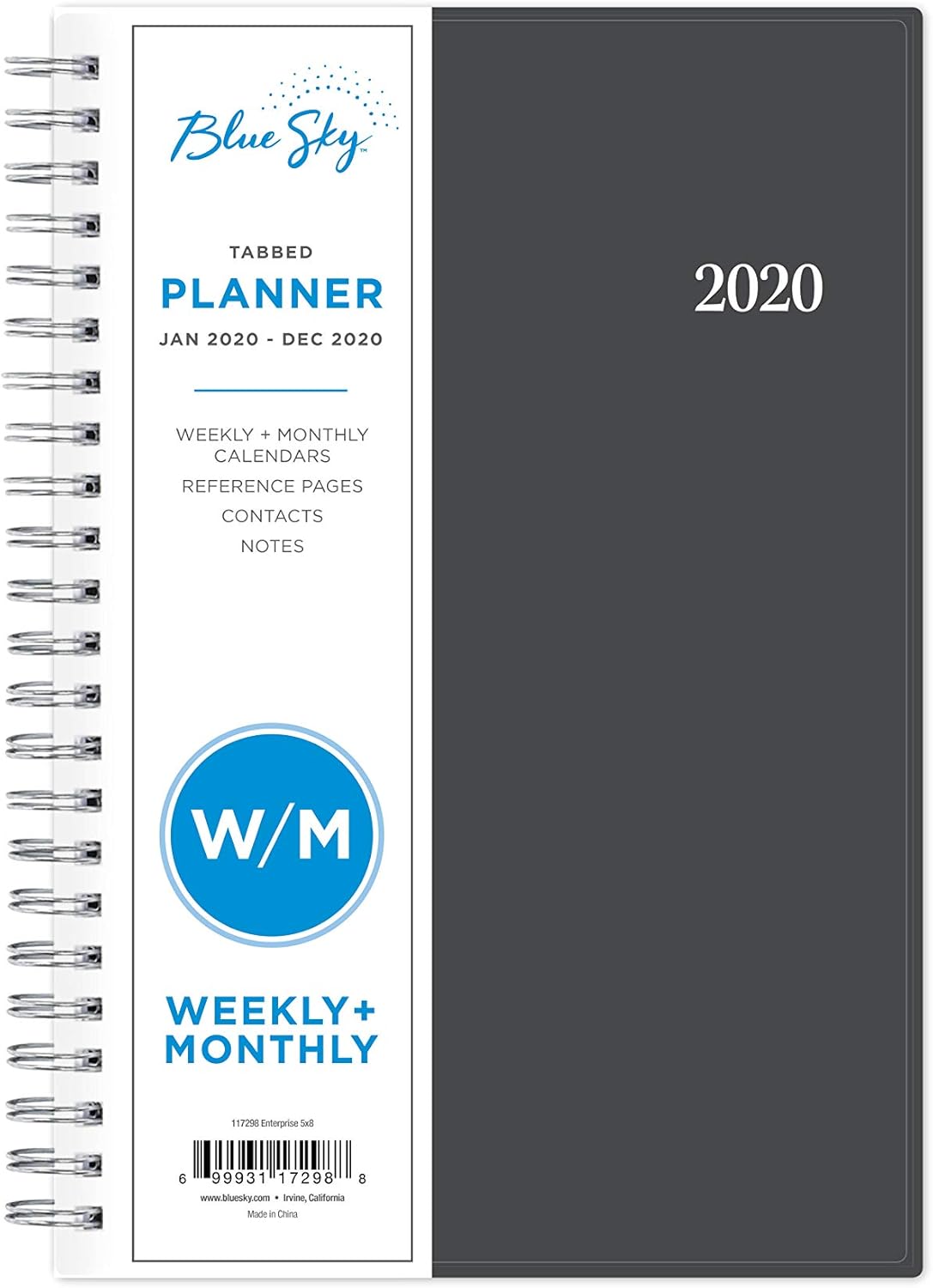 Best blue sky desk calendar wire