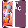 Thybx Galaxy A11 Case, for Samsung Galaxy A11 Case, [Drop Protection] Full Body Shock Dust Absorbing Grip Plastic Bumper TPU 3-Layers Durable Solid Phone Sturdy Hard Cover for Samsung A11 [Wine Red]