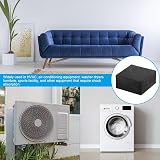 PATIKIL 4 Pcs Rubber Anti-Vibration Pads 2"x2"x1" for HVAC Air Compressor view 5