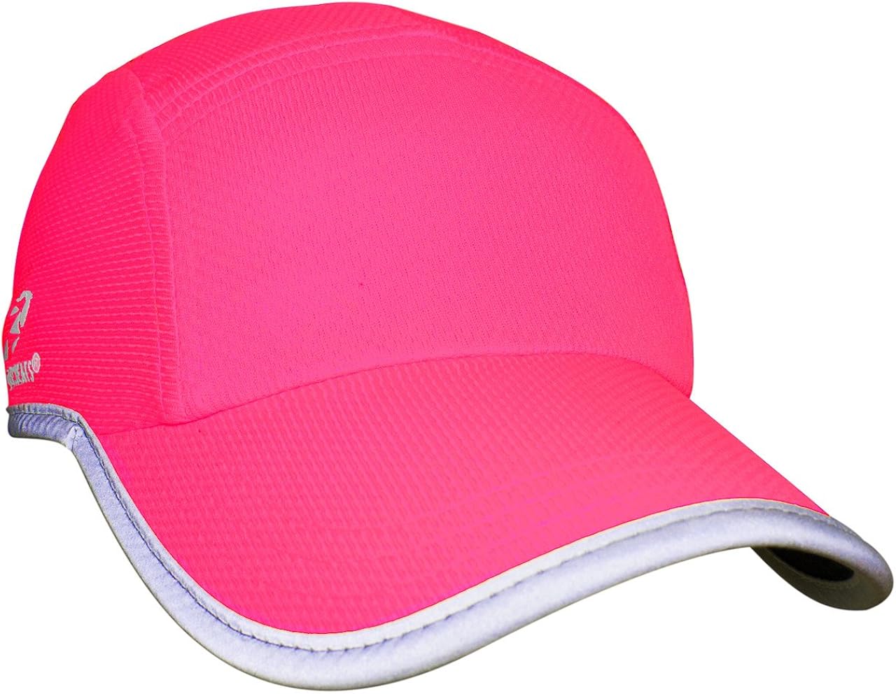 Headsweats Performance Race/Running/Outdoor Sports Hat, High Visibility Neon Pink Reflective: Clothing