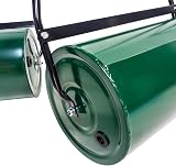 eSkde Garden Lawn Roller 30L Galvanised Steel Fill Water or Sand Heavy Duty view 3