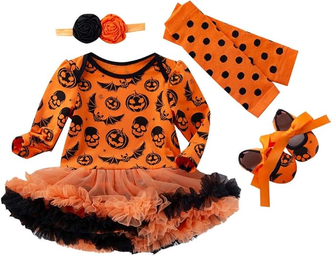 orange baby girl clothes