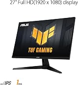ASUS TUF Gaming VG279QM1A 27" FHD 280Hz Gaming Monitor Fast IPS ELMB Sync G-Sync view 2